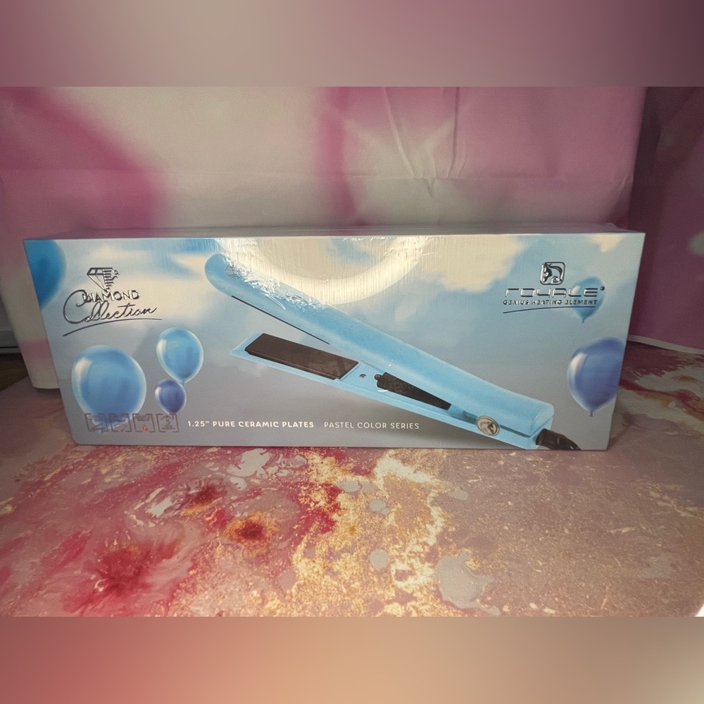 Blue Hair Straightener - Pastel Color Series - Picture 2 of 2